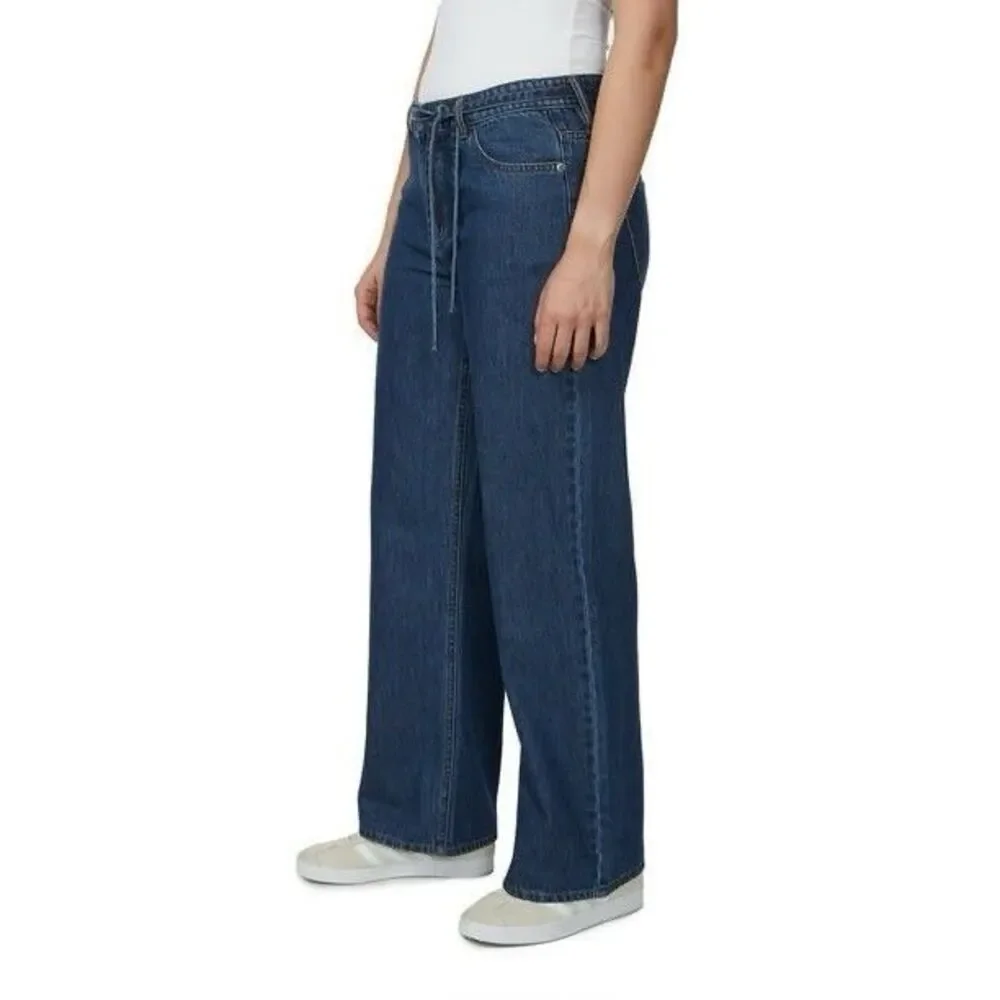 Buffalo Jeans Women's Wide Leg Belted Jean Size 18 Medium Wash NWT - Picture 8 of 14